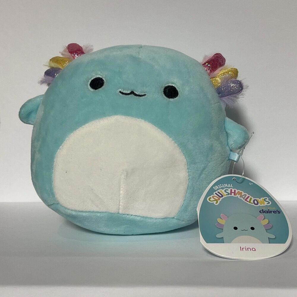 Squishmallows 5 inch Axolotl "Irina" For Claire's Kellytoy NWT